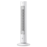 Philips Tower Fan 5000 Series with Rotating Function, 105 cm, Remote Control, Timer, 3 Speeds, 3 Levels, 40 W, Powerful and Quiet Airflow, Aromatherapy White (CX5535/00)