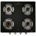 Elica 60cm 4 Burner Gas Stove | SAPPHIRE 594 CT VETRO 1J (DT SERIES)
