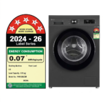 LG 8 Kg Front Load Washing Machine with Inverter Direct Drive™, Steam Wash, Middle Black, 5 Star (FHB1208Z2M) - Image 2