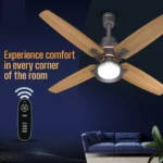 Havells Albus Underlight Smart BLDC+ Ceiling Fan 1320 mm (Smoke Brown Wood) - Image 9